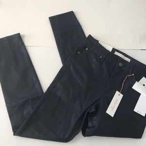ELLA MOSS Skinny Ankle Coated Jeans Size 24